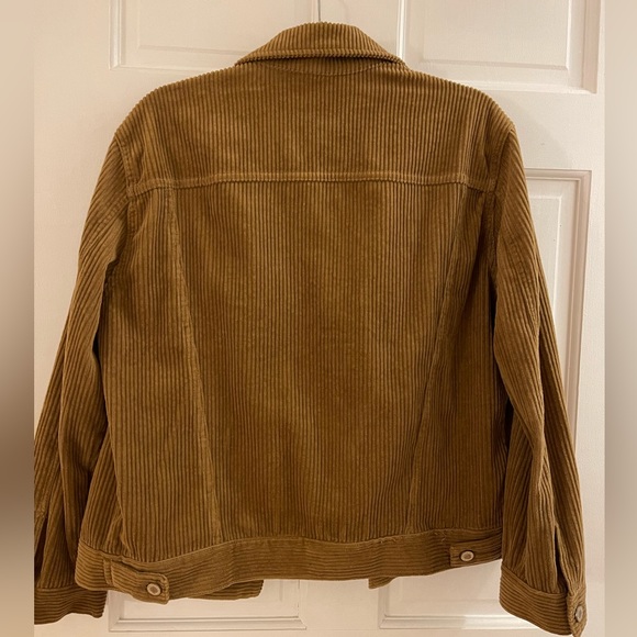 MANGO corduroy brown jacket. Size L. Like New! - Picture 3 of 3
